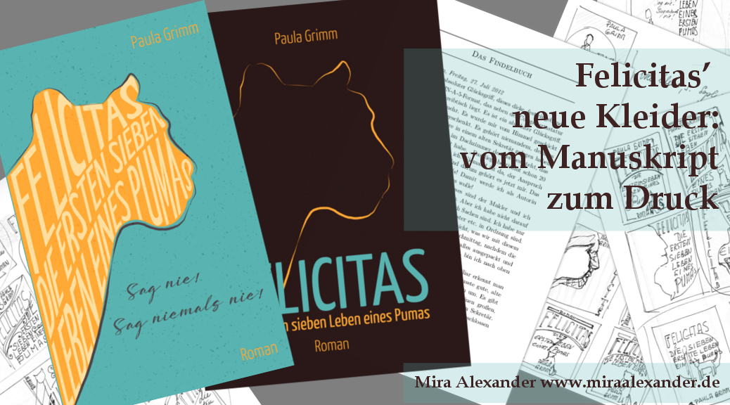 Vorschläge für Buchumschlag sowie fertig formatierte PDF für den Druck von Mira Alexander, http://www.miraalexander.de